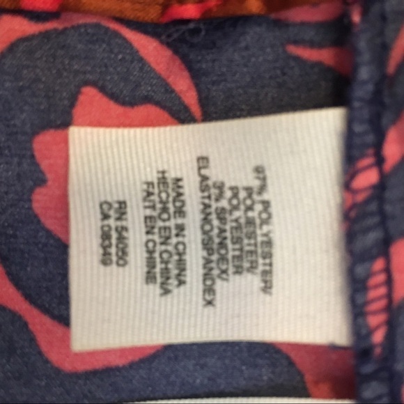 No brand satin poly side tie waist blouse - Picture 7 of 7